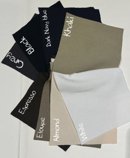 Ribbed Ruffled knit top🤎