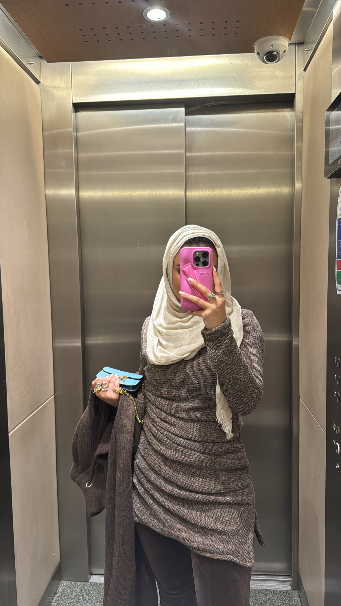 Ruffled wool top - Toffee 🤎